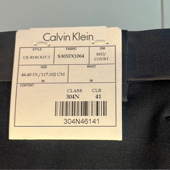 Calvin Klein Men's Black Blazer & Pants - Picture 3 of 4
